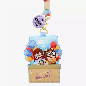 Loungefly Disney Pixar Up Lanyard With Cardholder